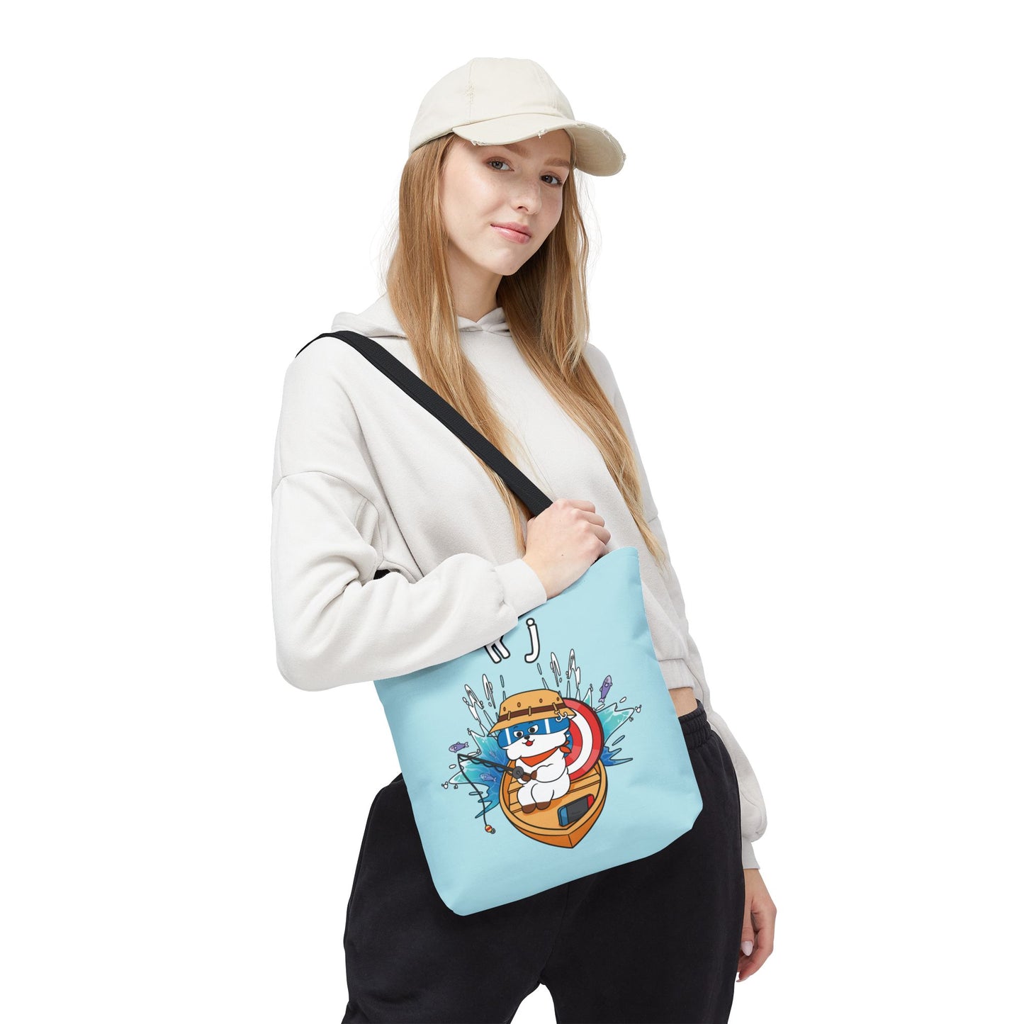 BT21 RJ Blue Tote Bag  Single Design