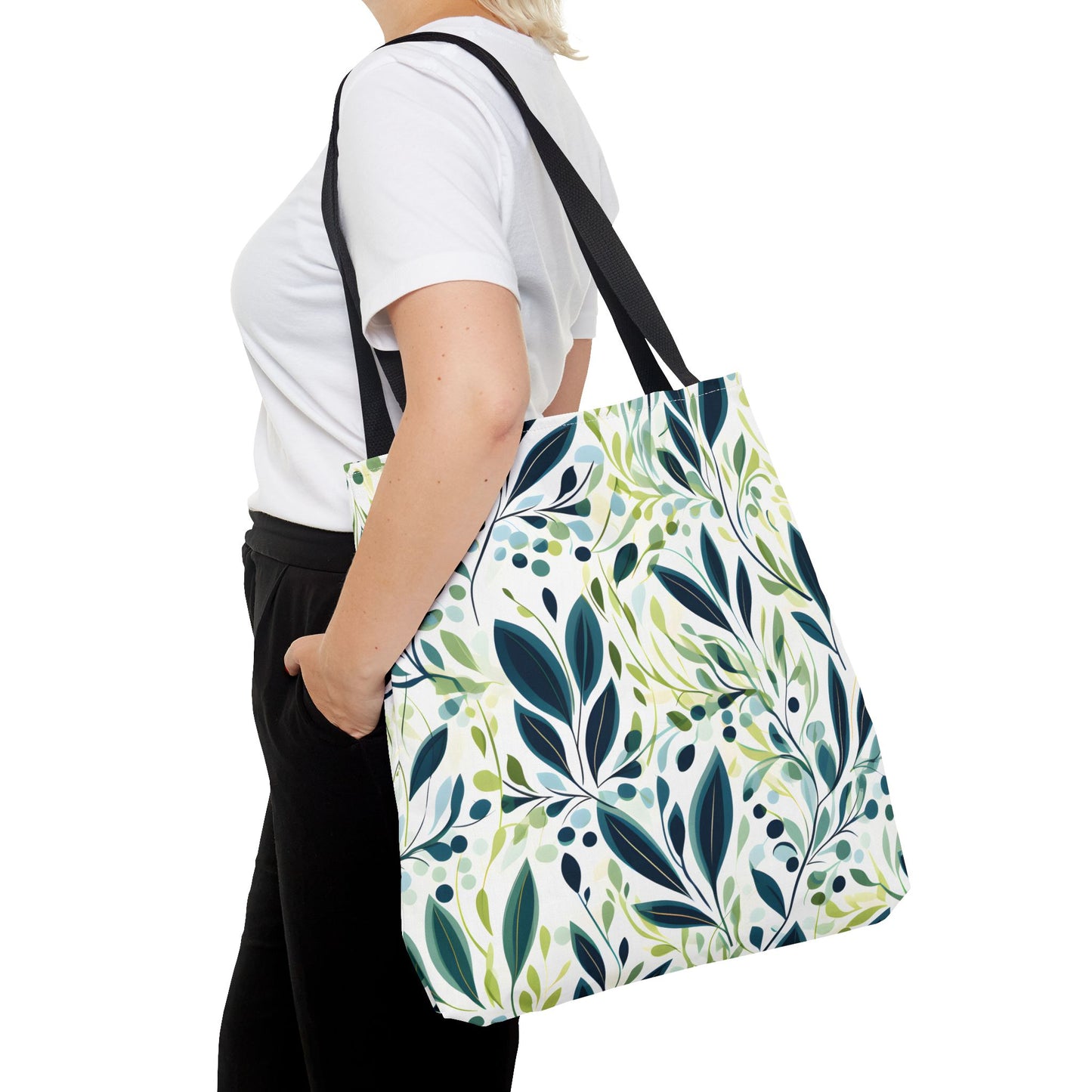 Plant Pattern Tote Bag Design 11