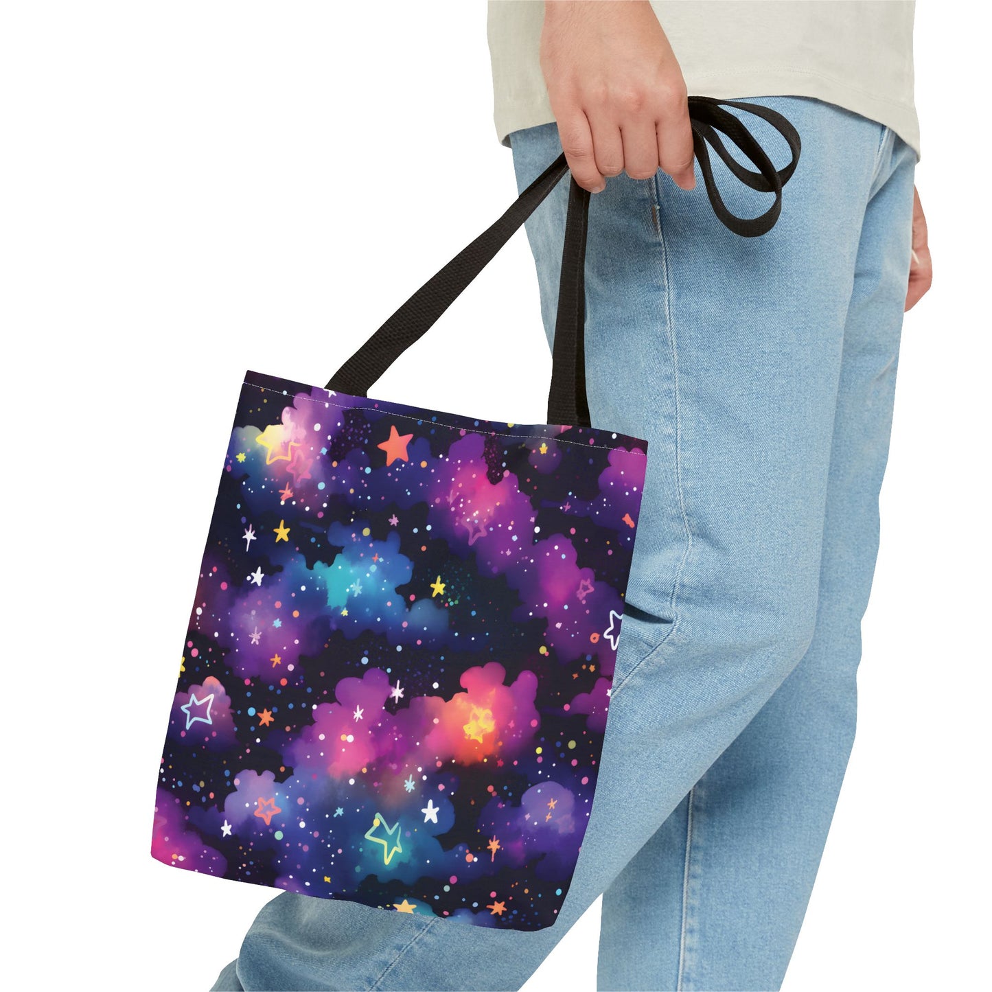 Colorful Space Pattern Tote Bag Design 1
