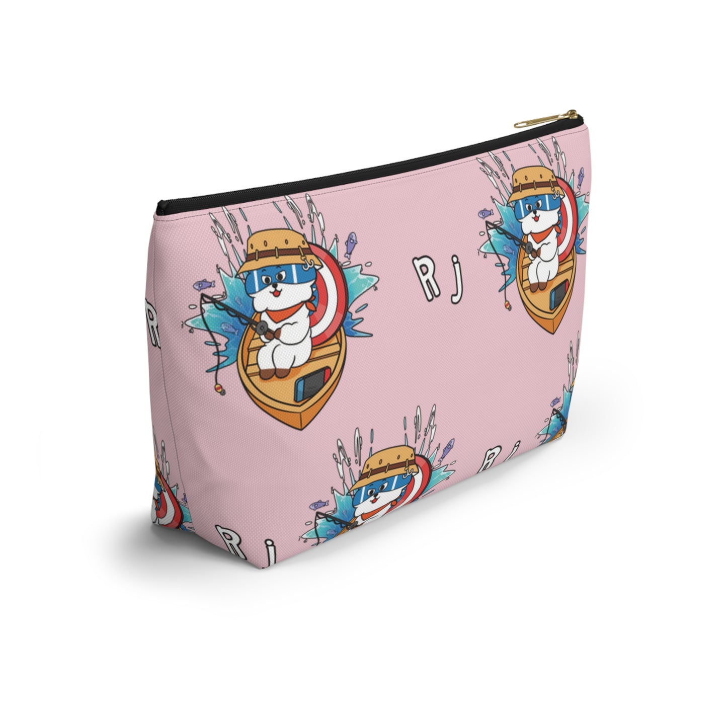 BT21 RJ Pink Pattern Travel Bag