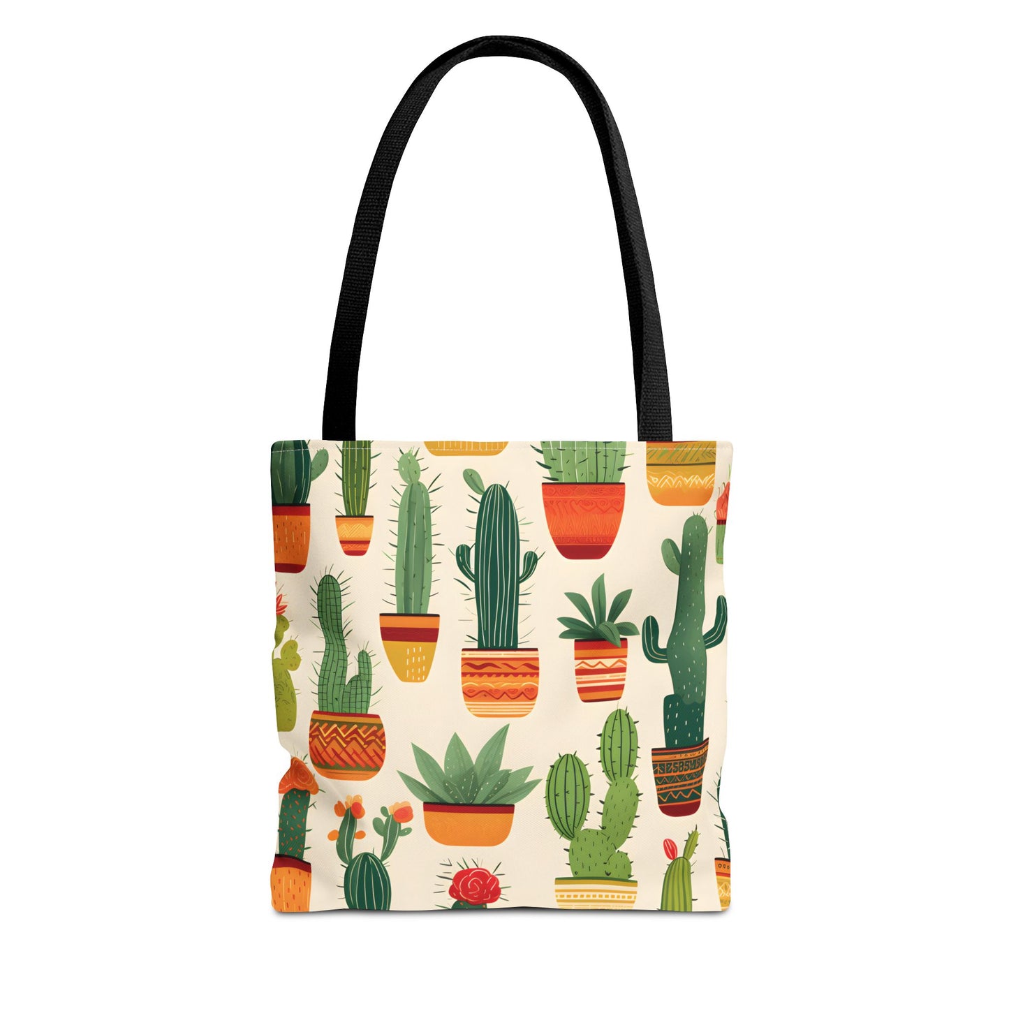 Cactus Pattern Tote Bag Design 8