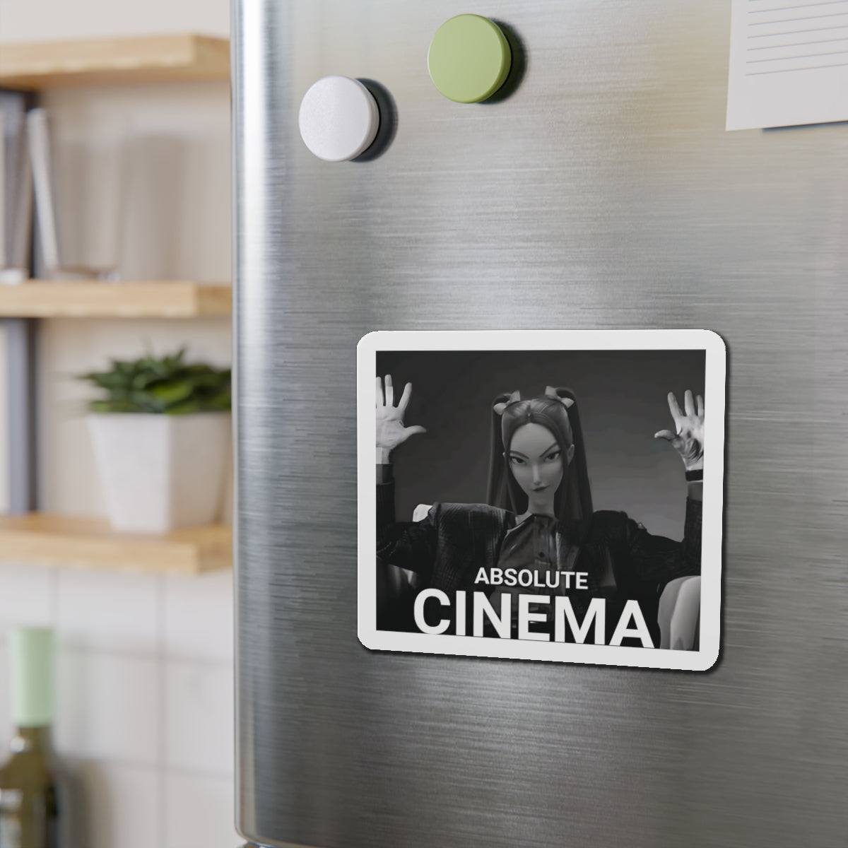 Kpop Demon Hunters Huntrix Mira Absolute Cinema Meme Magnet