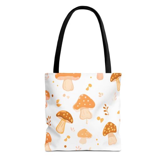 Mushroom Pattern Tote Bag Design 3