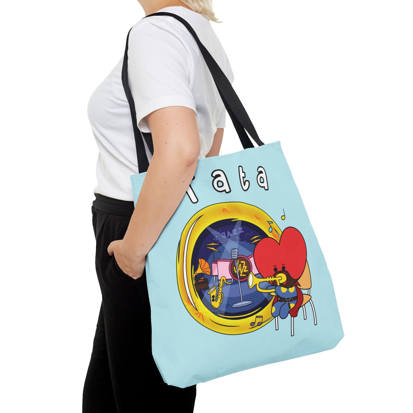BT21 Tata Blue Tote Bag Single Design