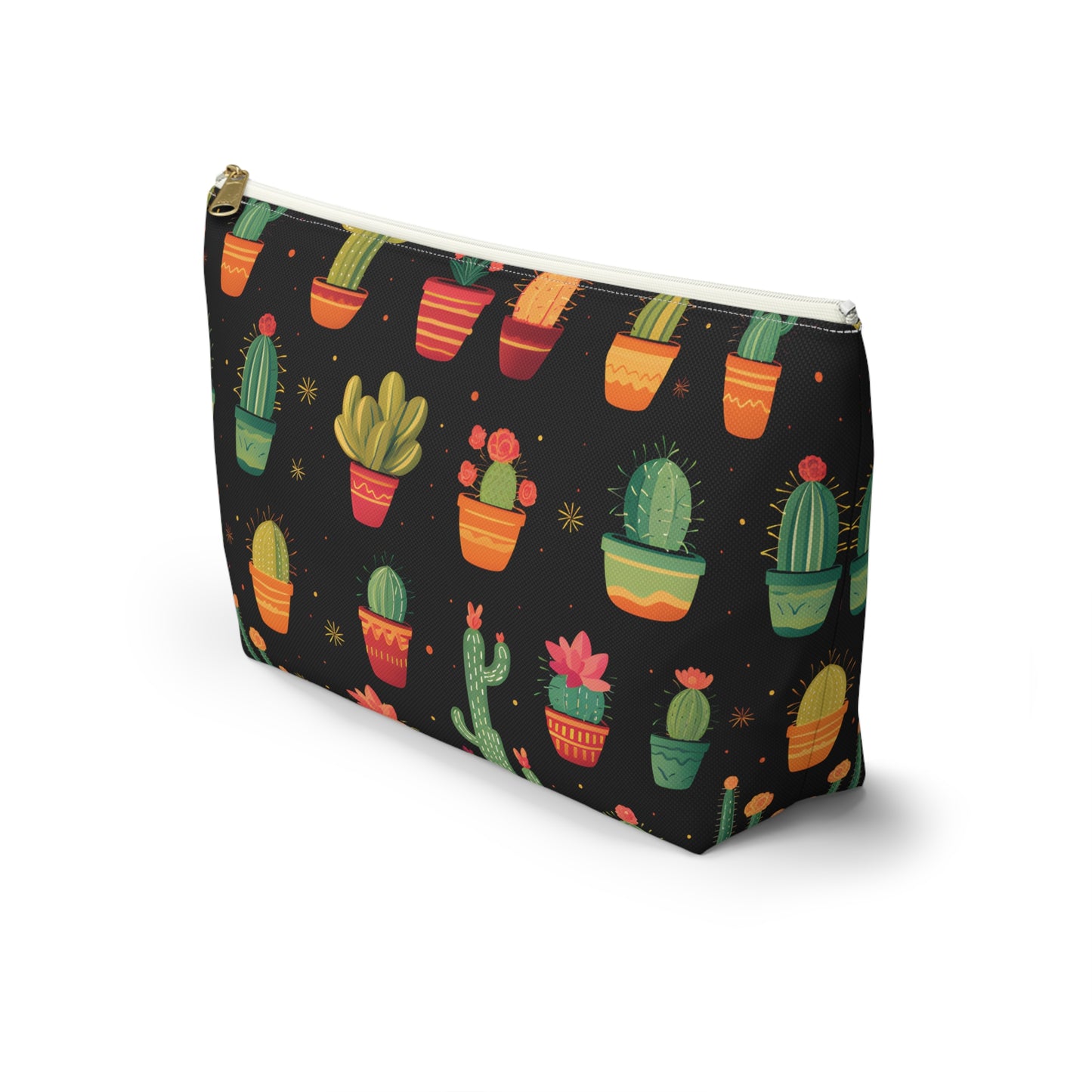 Cactus Pattern Travel Bag Design 1