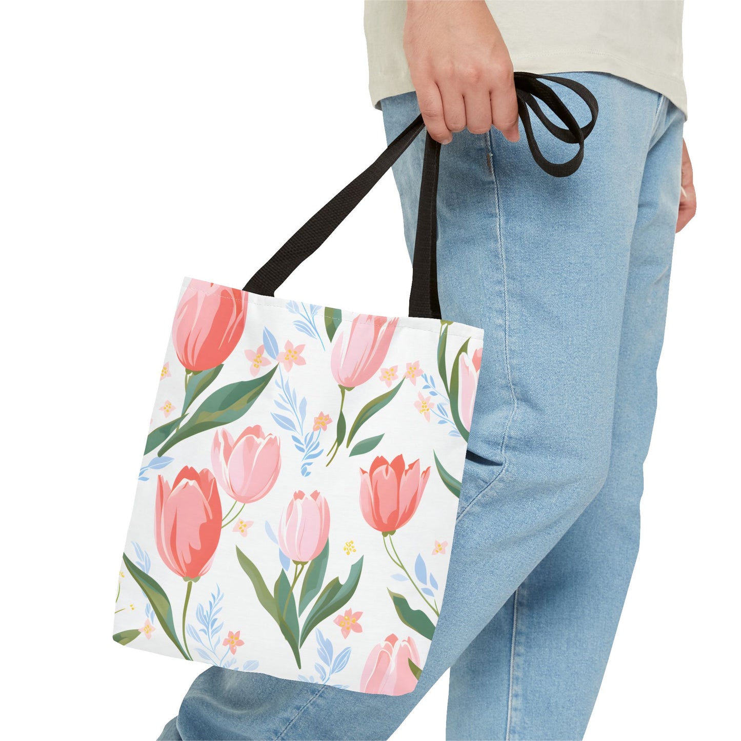 Tulips Pattern Tote Bag Design 7