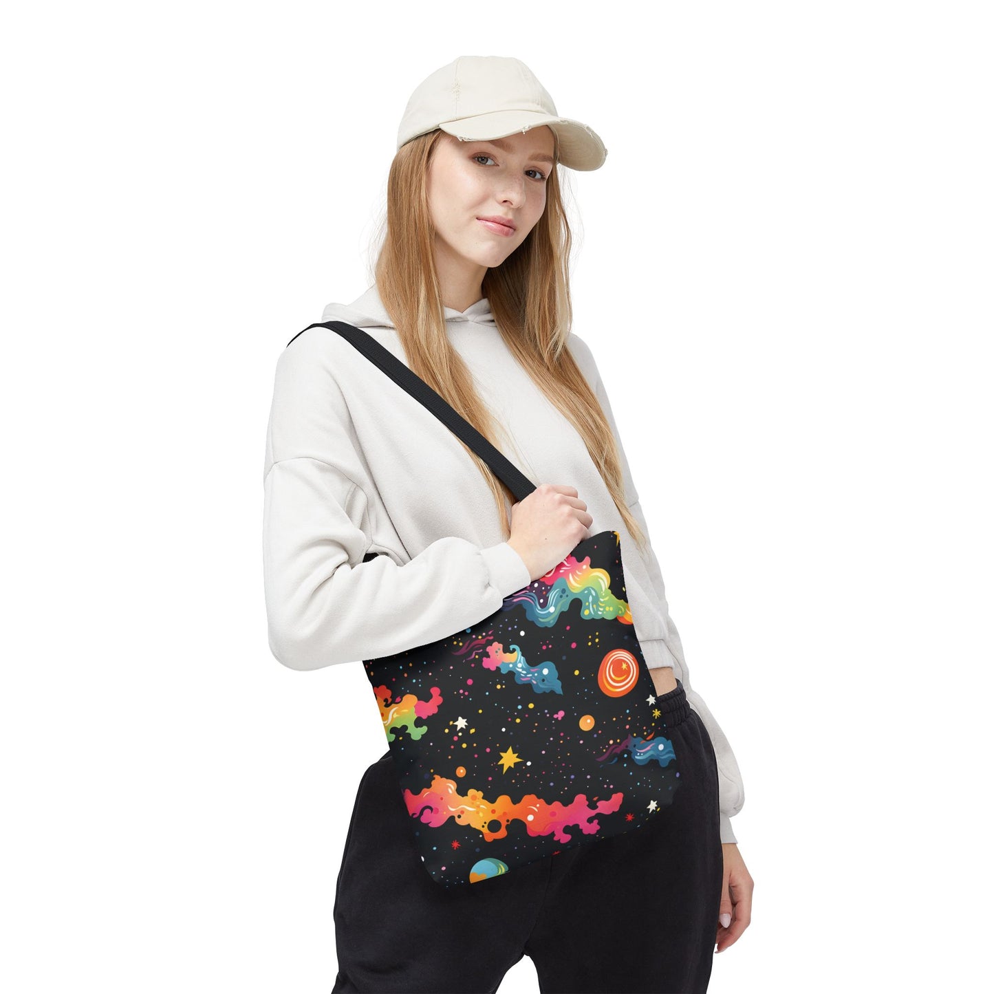 Colorful Space Pattern Tote Bag Design 8