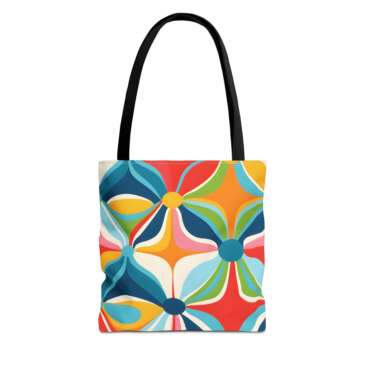 Retro Pattern Tote Bag Design 3