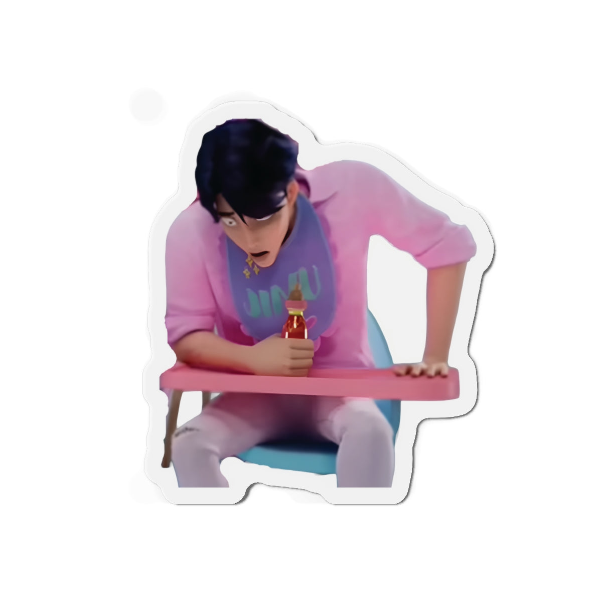 Kpop Demon Hunters Saja Jinu Hot Sauce Challenge Magnet