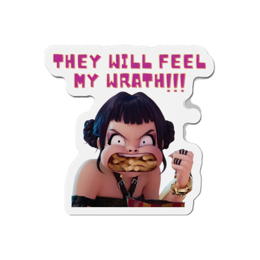 Kpop Demon Hunters Huntrix Zoey They Will Feel My Wrath Magnet