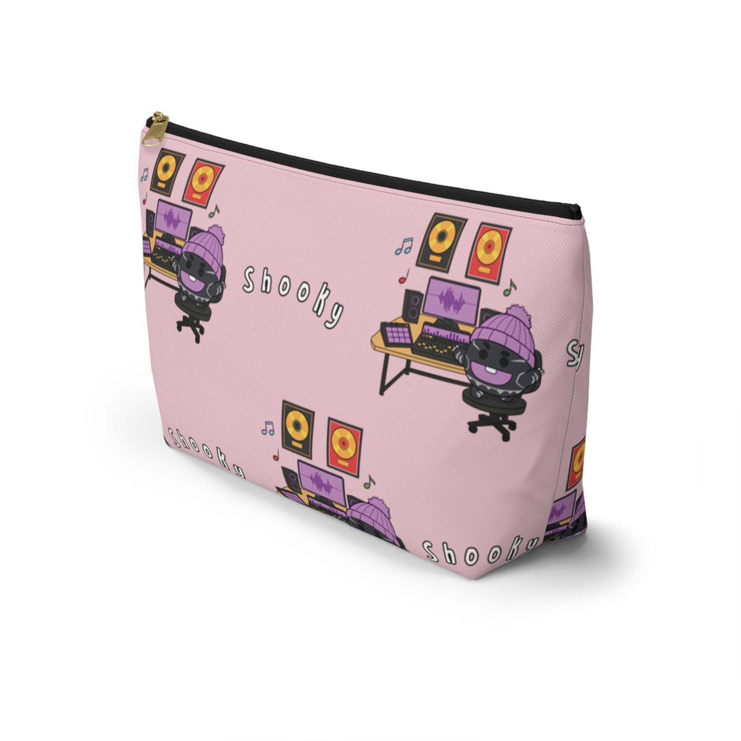 BT21 Shooky Pink Pattern Travel Bag