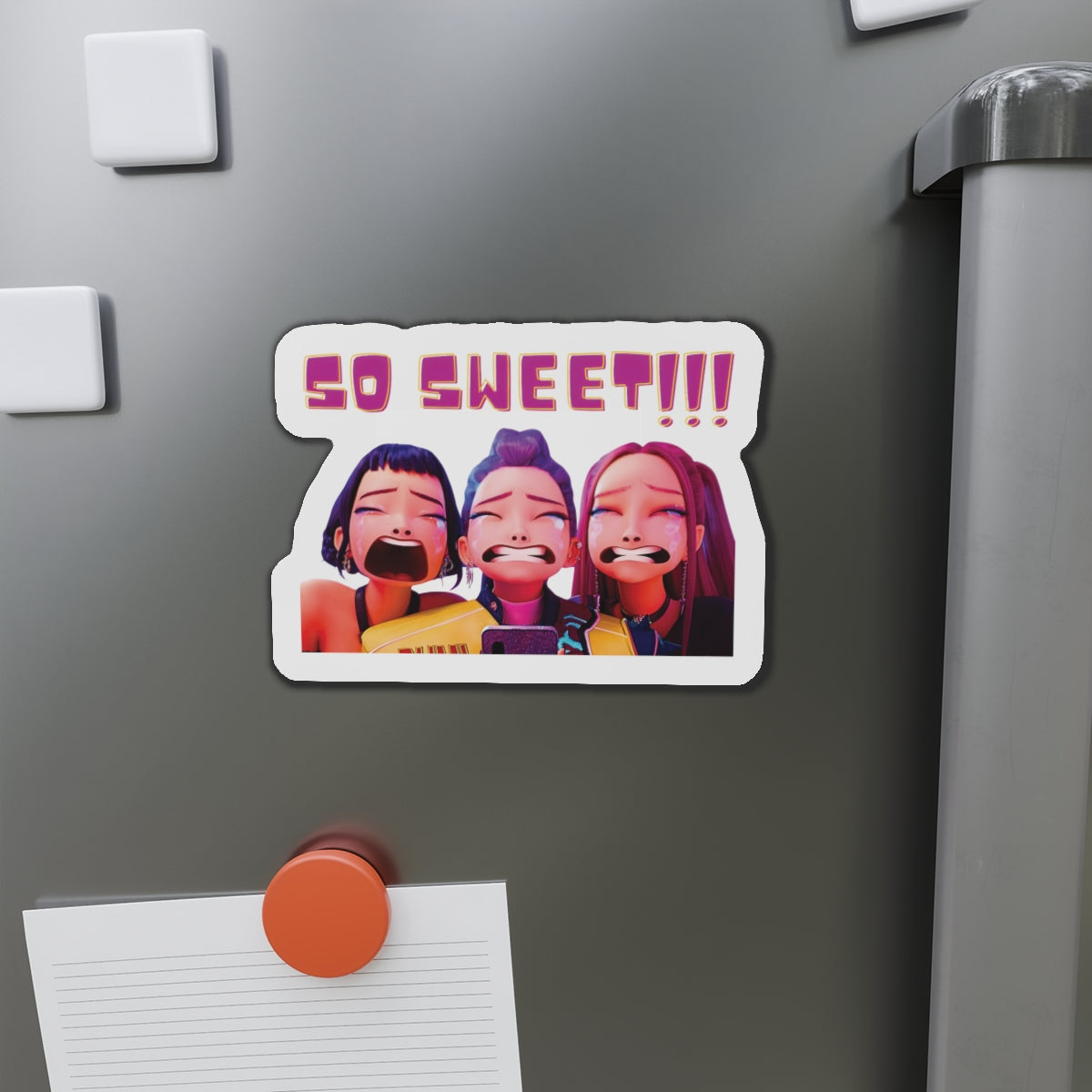 Kpop Demon Hunters Huntrix Rumi Mira Zoey So Sweet Magnet