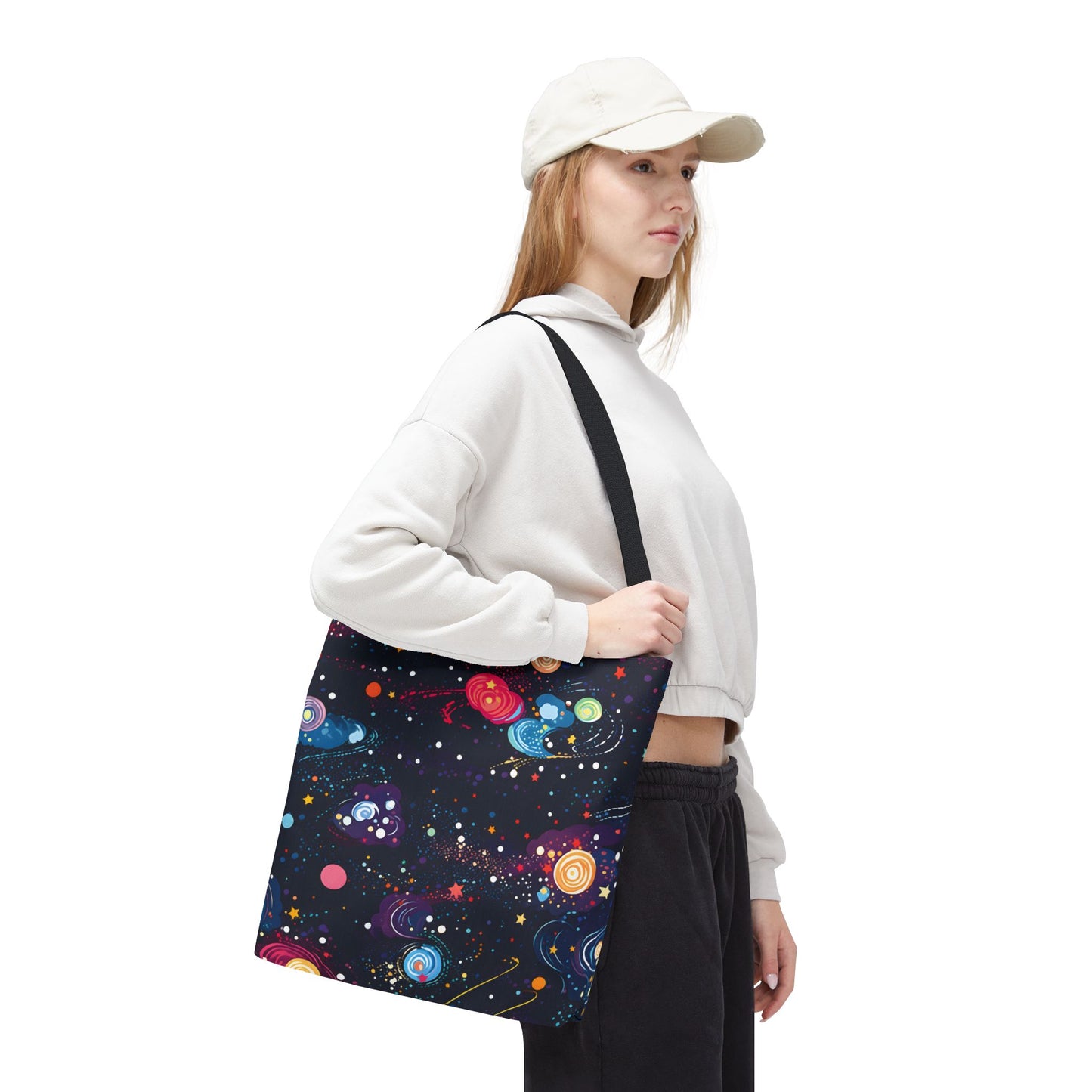 Colorful Space Pattern Tote Bag Design 4
