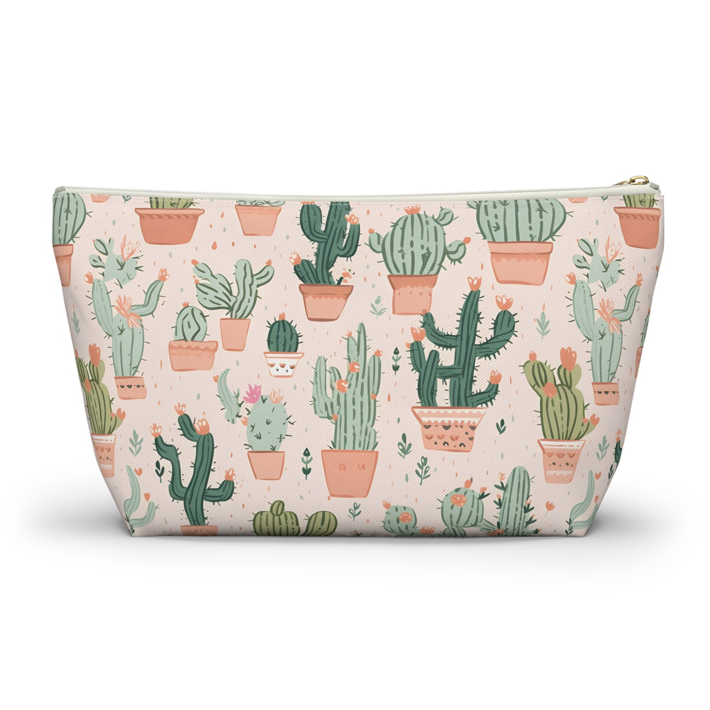 Cactus Pattern Travel Bag Design 2