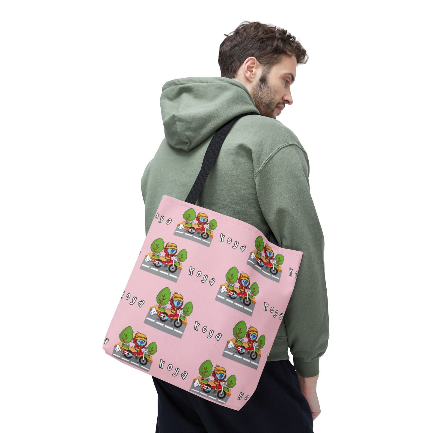 BT21 Koya Pink Tote Bag Pattern Design