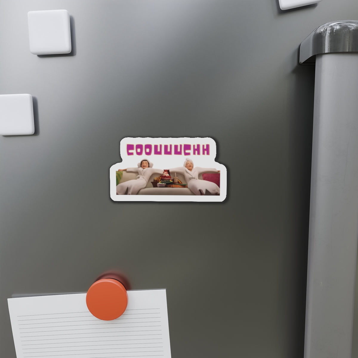 Kpop Demon Hunters Huntrix Mira And Zoey Couch Magnet