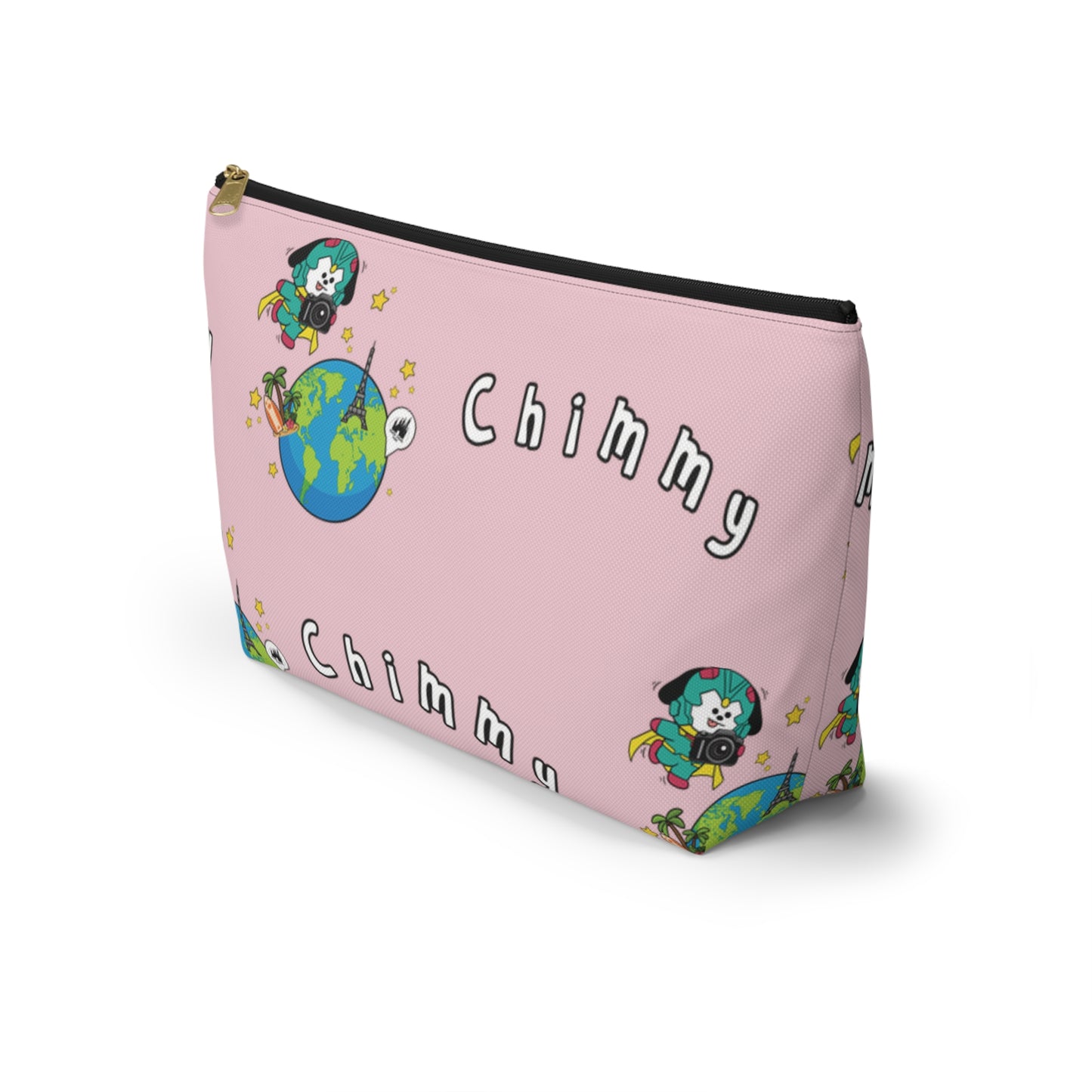 BT21 Chimmy Pink Pattern Travel Bag