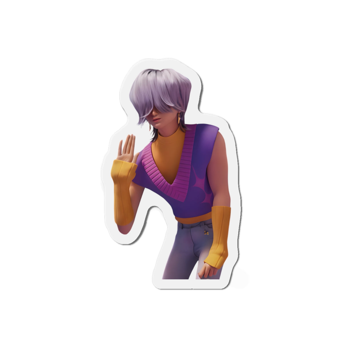 Kpop Demon Hunters Saja Boys Mystery Saja Waving Magnet