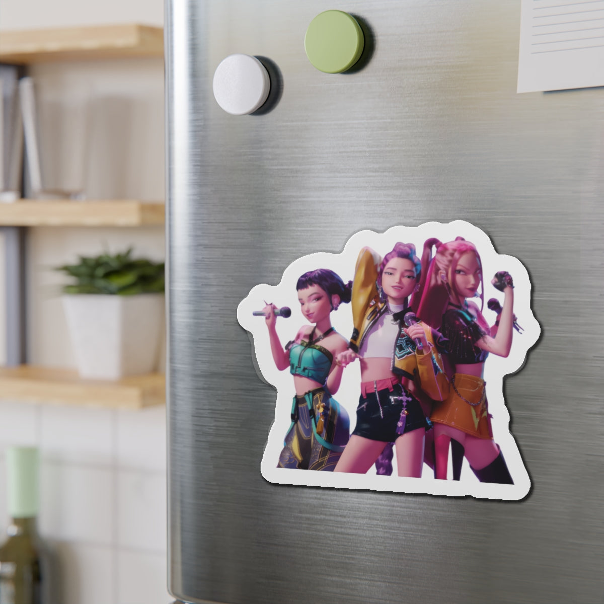 Kpop Demon Hunters Huntrix Rumi Mira Zoey Opening Stage Performance Magnet