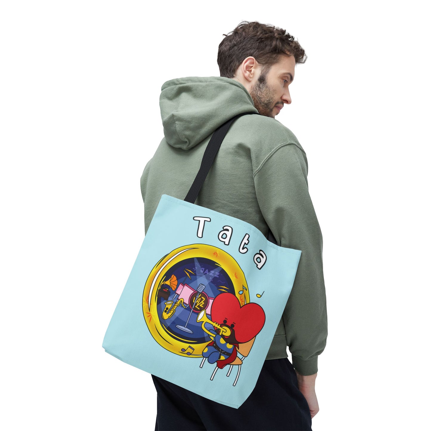 BT21 Tata Blue Tote Bag Single Design