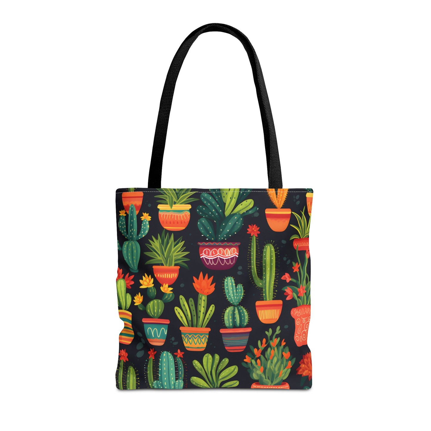 Cactus Pattern Tote Bag Design 5