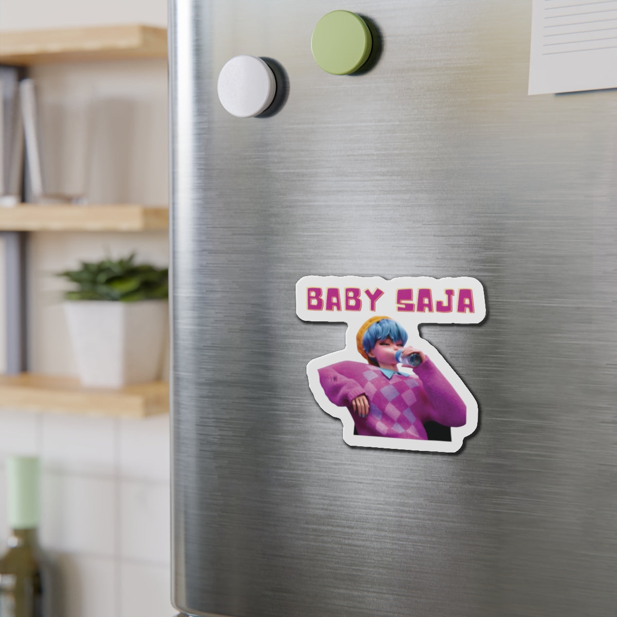 Kpop Demon Hunters Baby Saja Signing Table Magnet