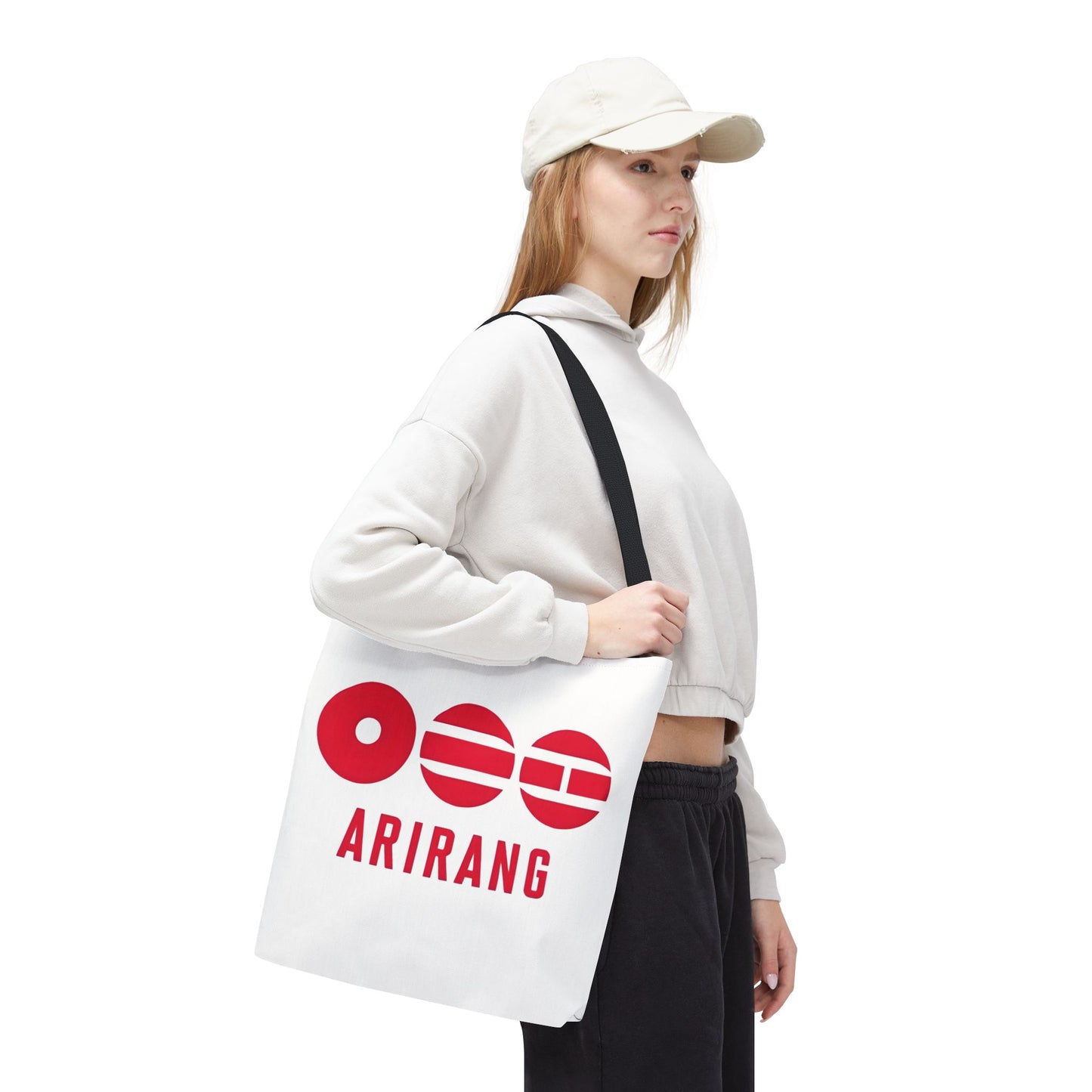 BTS Arirang 2026 World Tour Logo Design 1 White Tote Bag