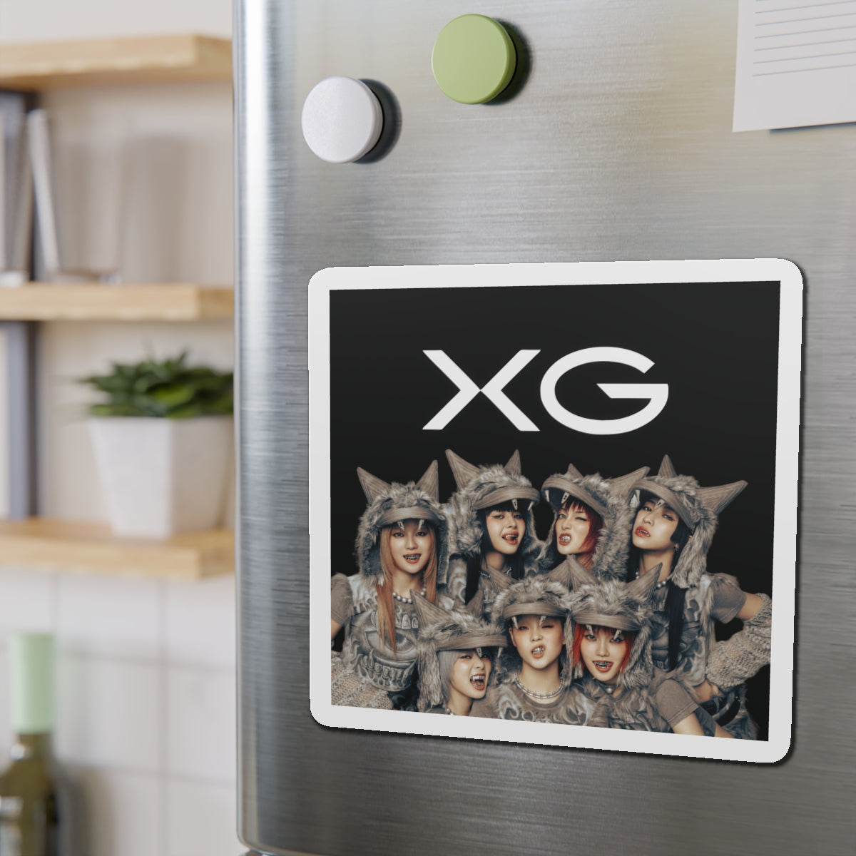 Black BG XG Woke Up Magnet 1