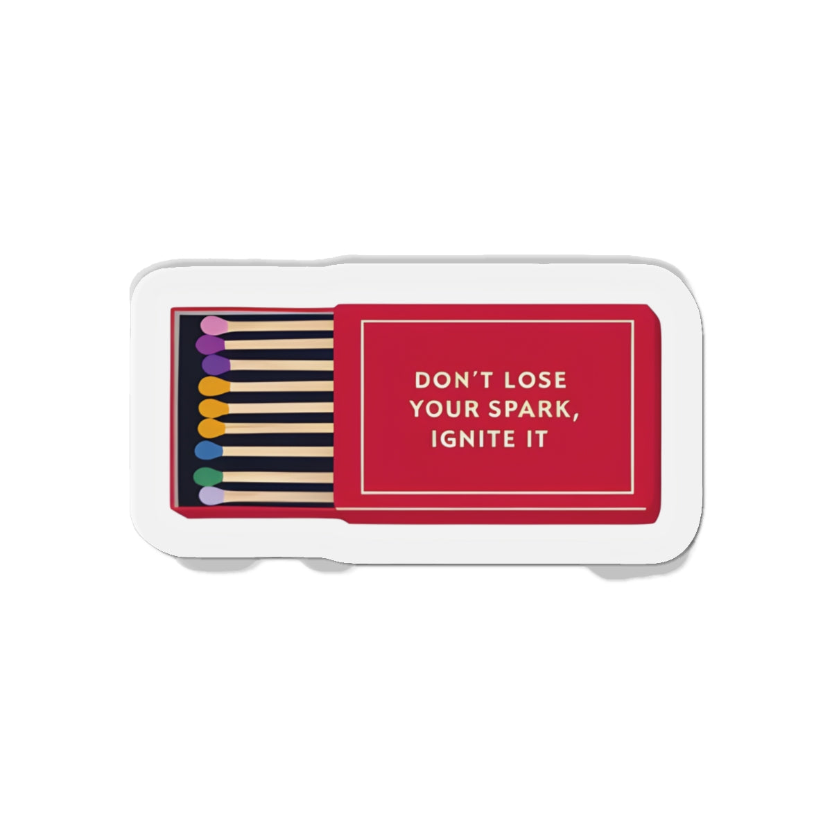 Match Box Ignite Your Spark Magnet - Motivational