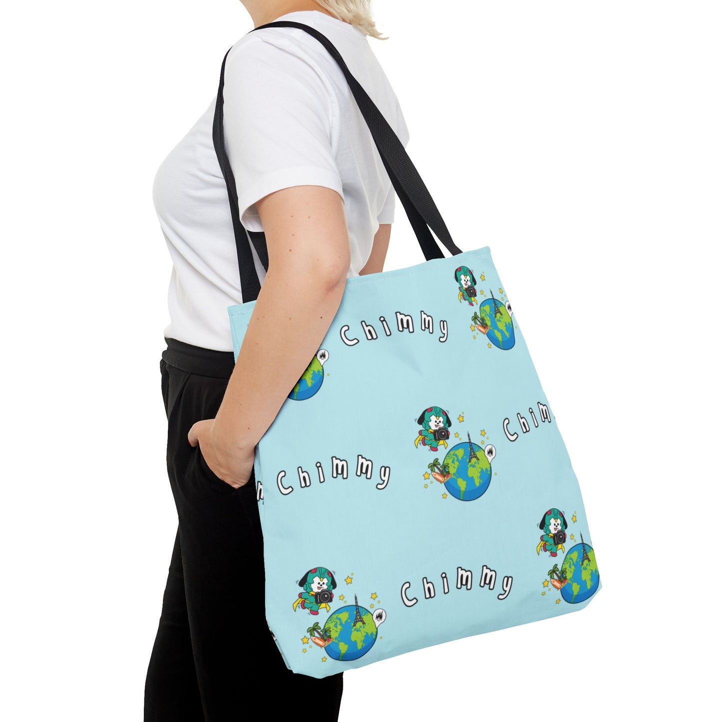 BT21 Chimmy Blue Tote Bag Pattern Design