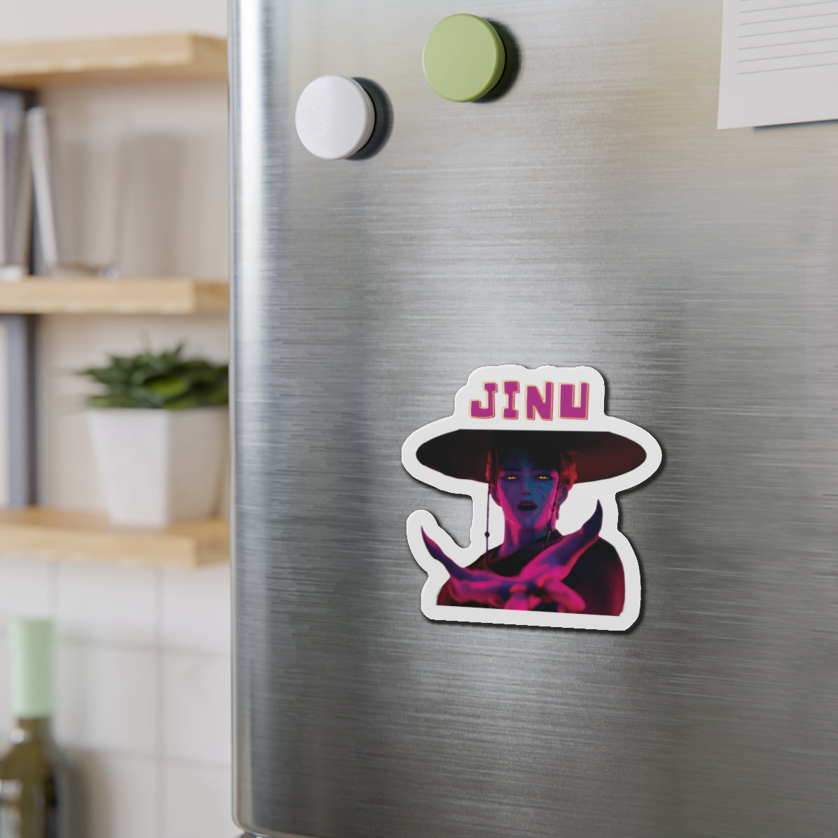 Kpop Demon Hunters Saja Boys Jinu Demon Form Magnet