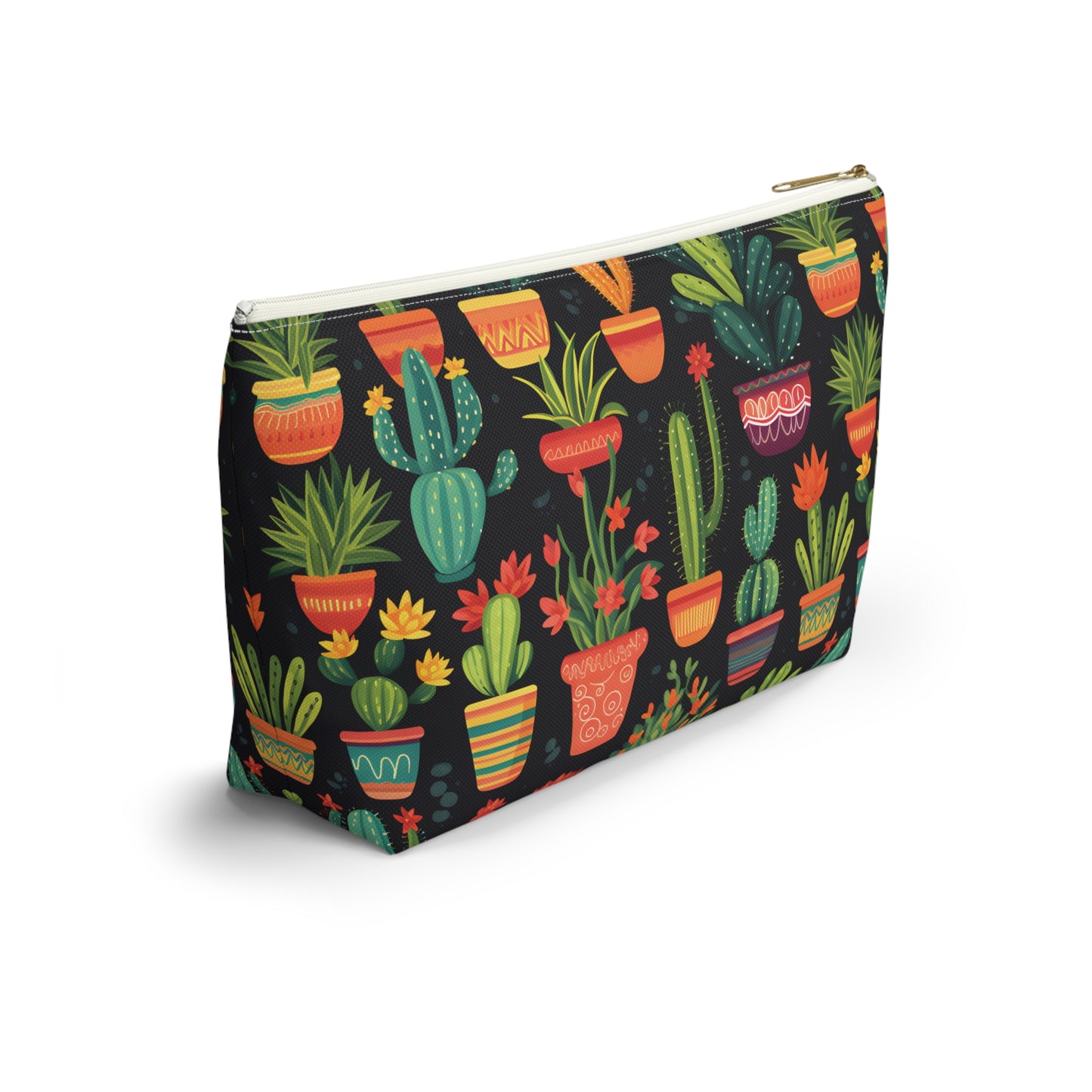 Cactus Pattern Travel Bag Design 5