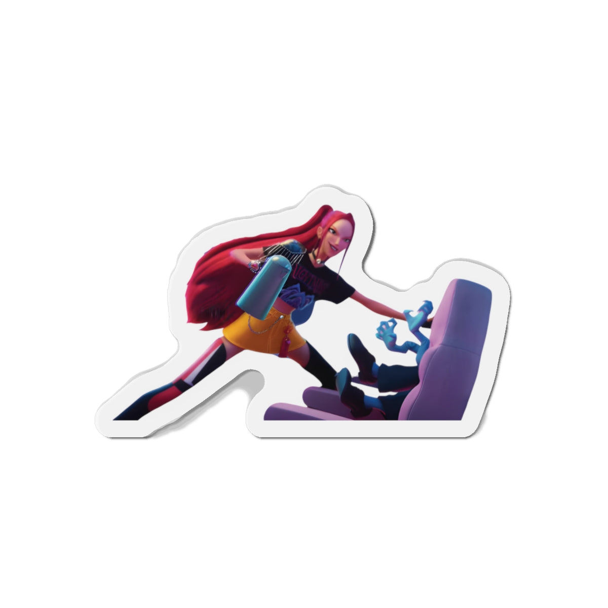 Kpop Demon Hunters Huntrix Mira Beating You Is What I do 2 Magnet
