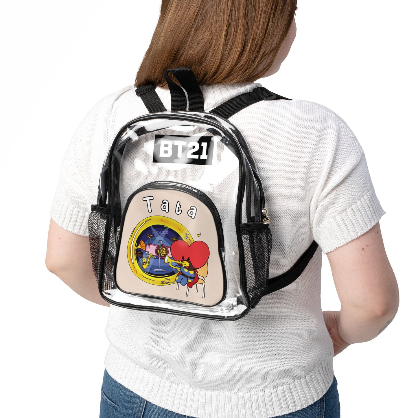 BT21 Tata Clear Stadium Concert Bag With Beige Background