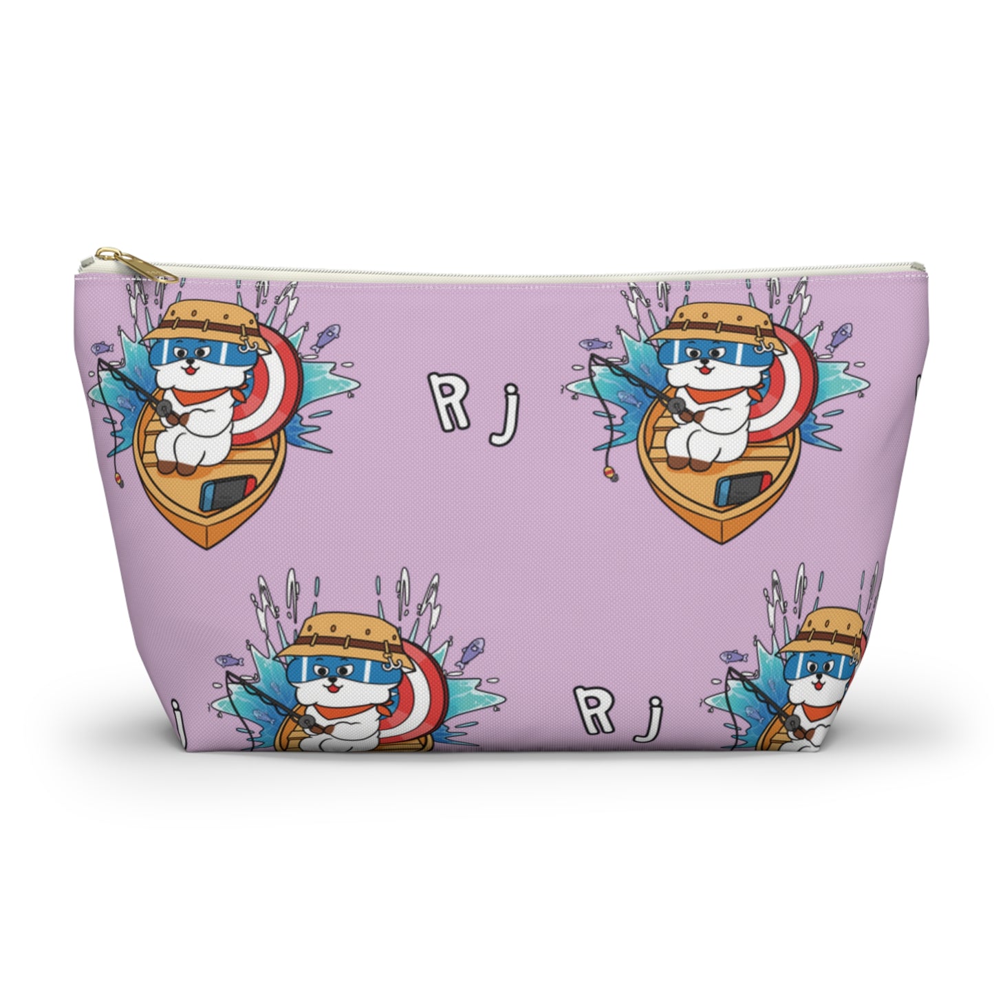 BT21 RJ Purple Pattern Travel Bag