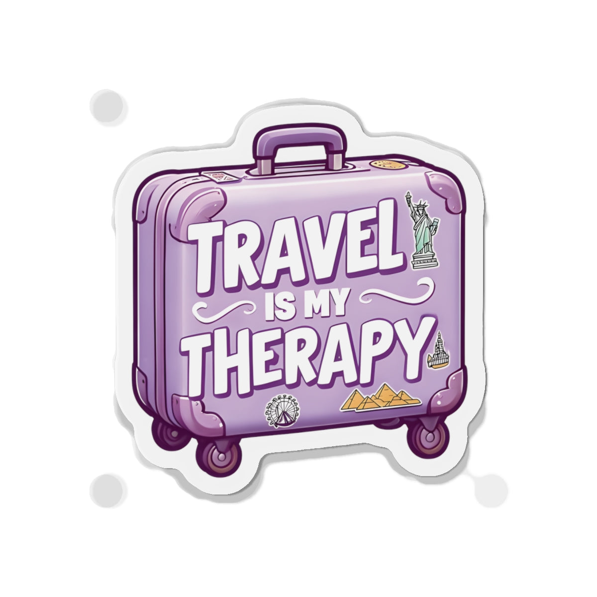 Travel is my Therapy Magnet - Cute & Random