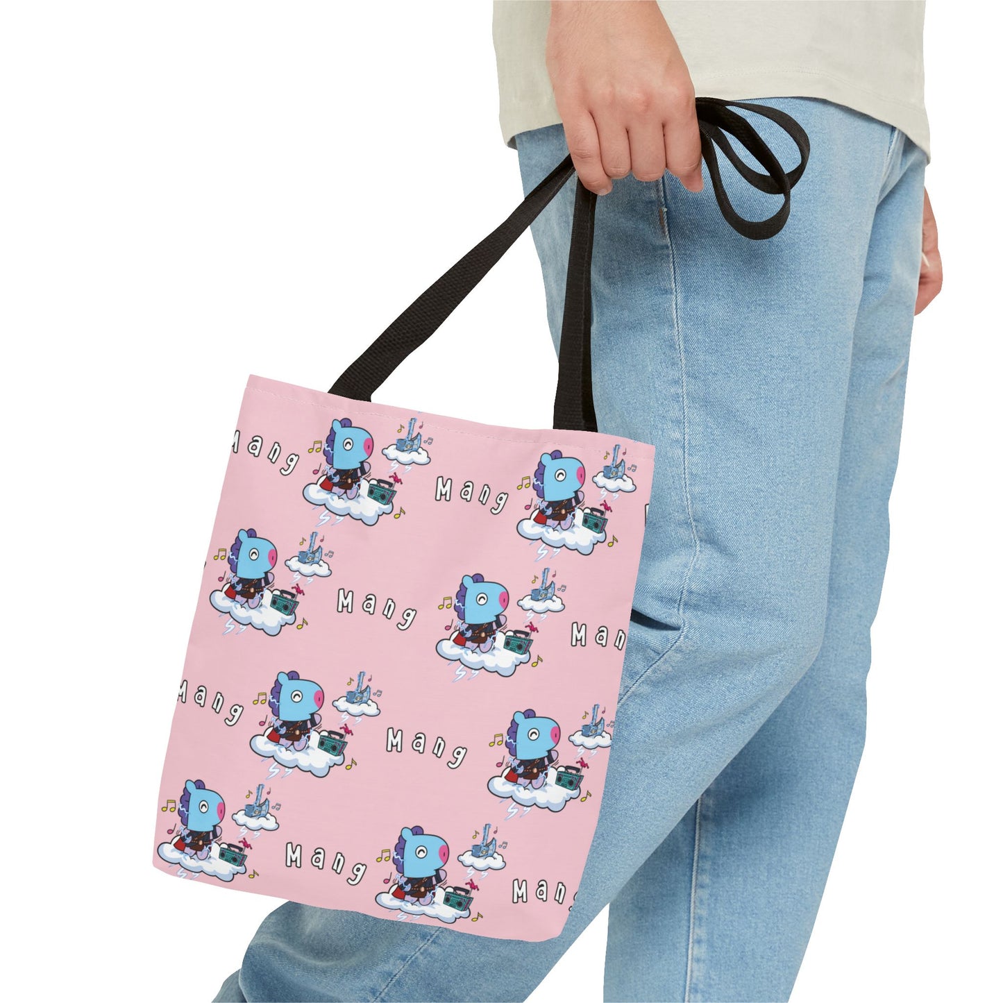 BT21 Mang Pink Tote Bag Pattern Design