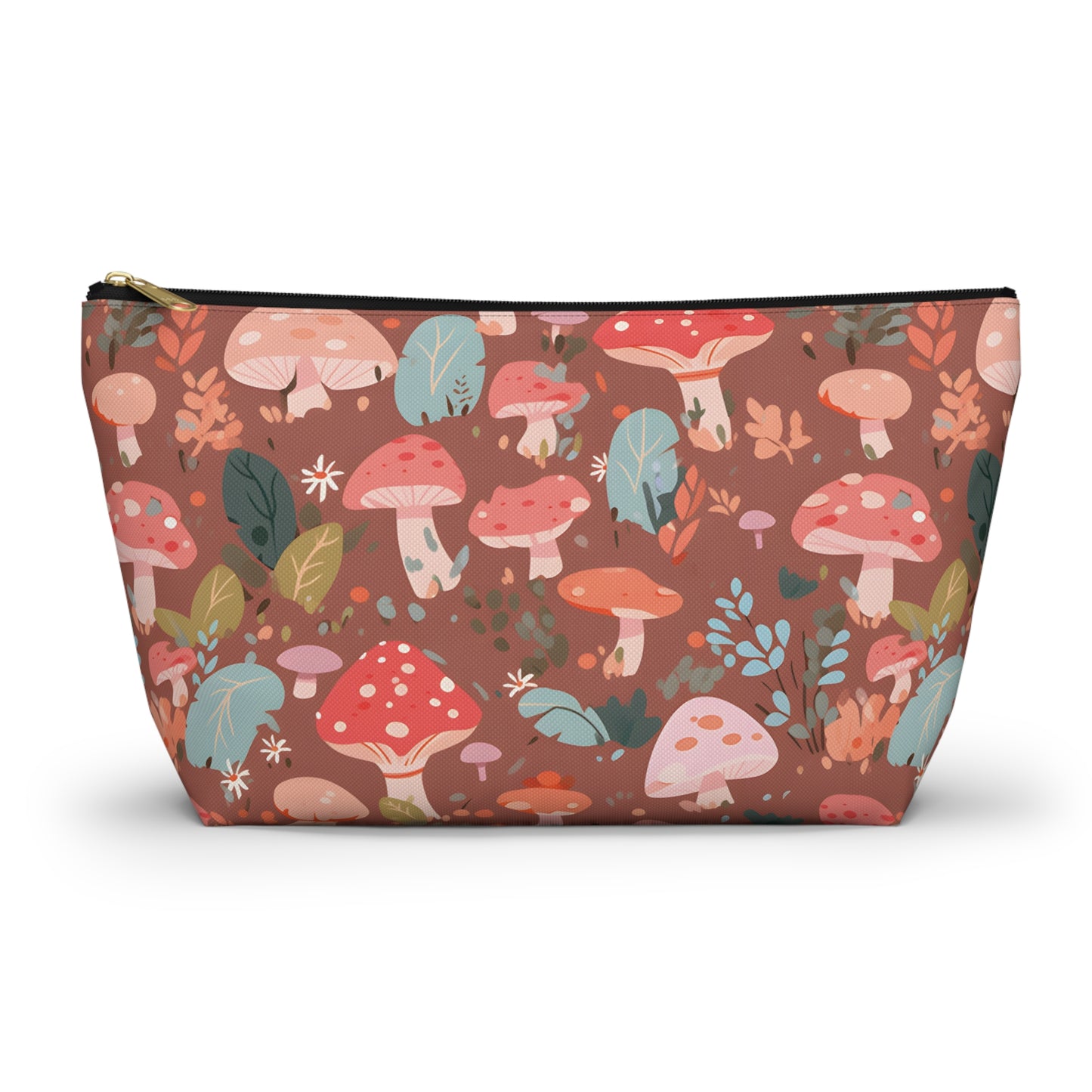 Mushroom Pattern Travel Bag Design 1