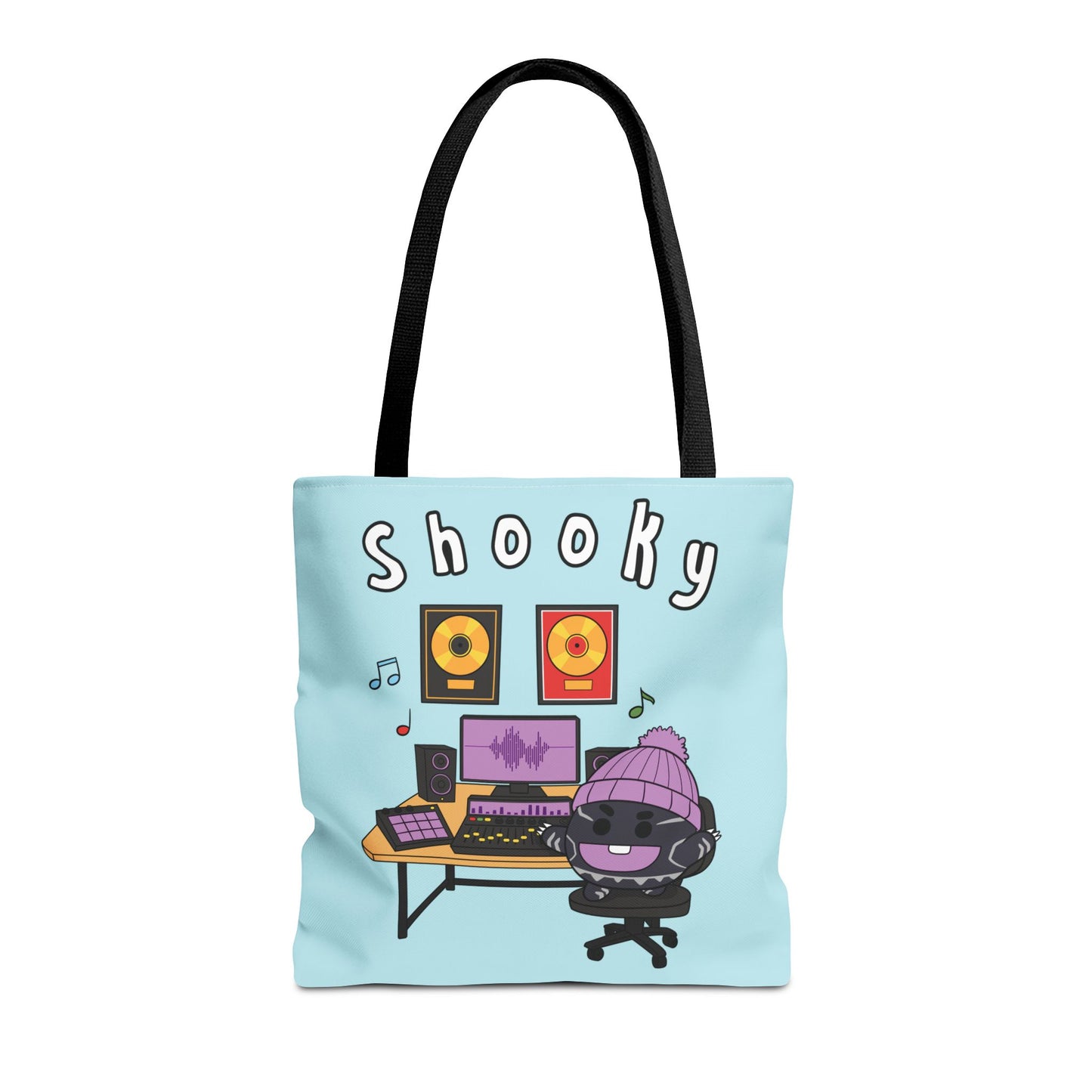 BT21 Shooky Blue Tote Bag Single Design