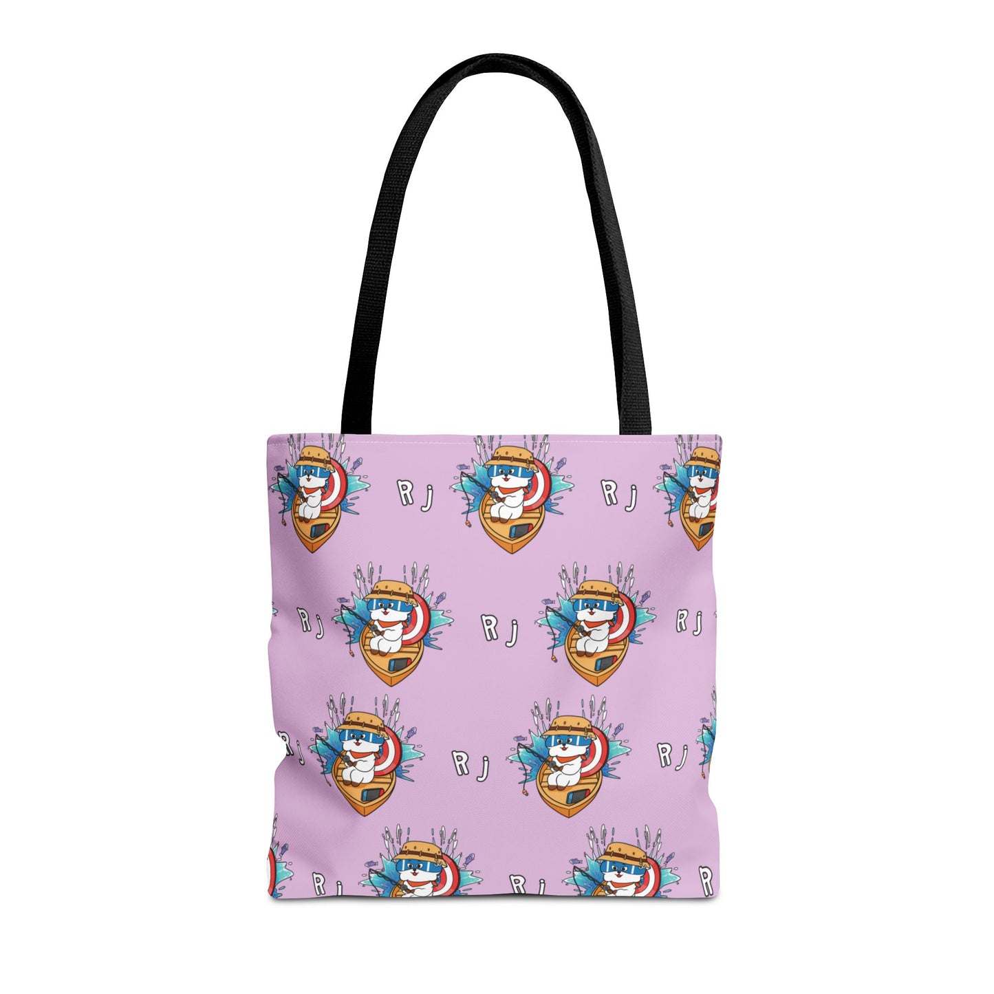 BT21 RJ Purple Tote Bag Pattern Design