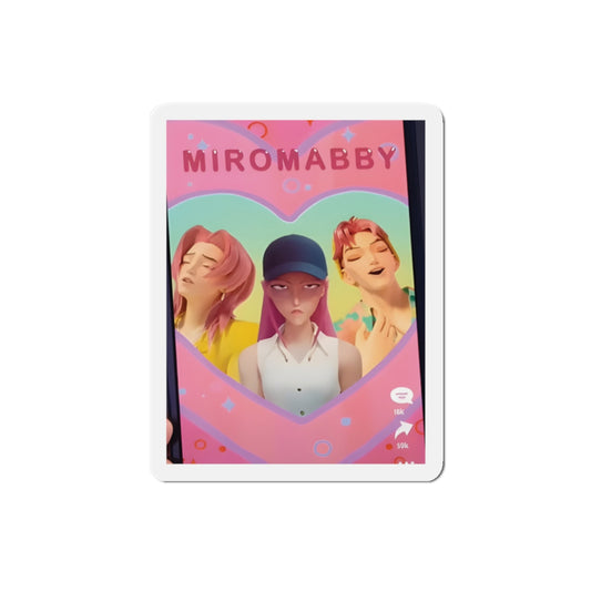 Kpop Demon Hunters Huntrix Mira Saja Boys Abby and Romance Miroabby Tiktok Video Magnet