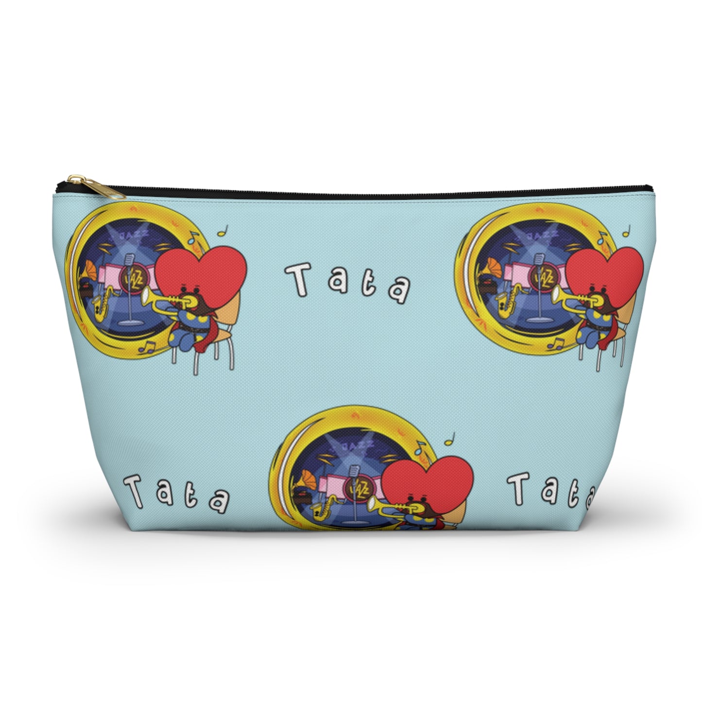 BT21 Tata Blue Pattern Travel Bag
