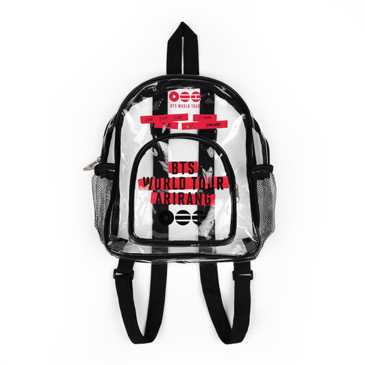 BTS Arirang World Tour Logo Clear Concert Backpack (Fully Clear) — Stadium Approved
