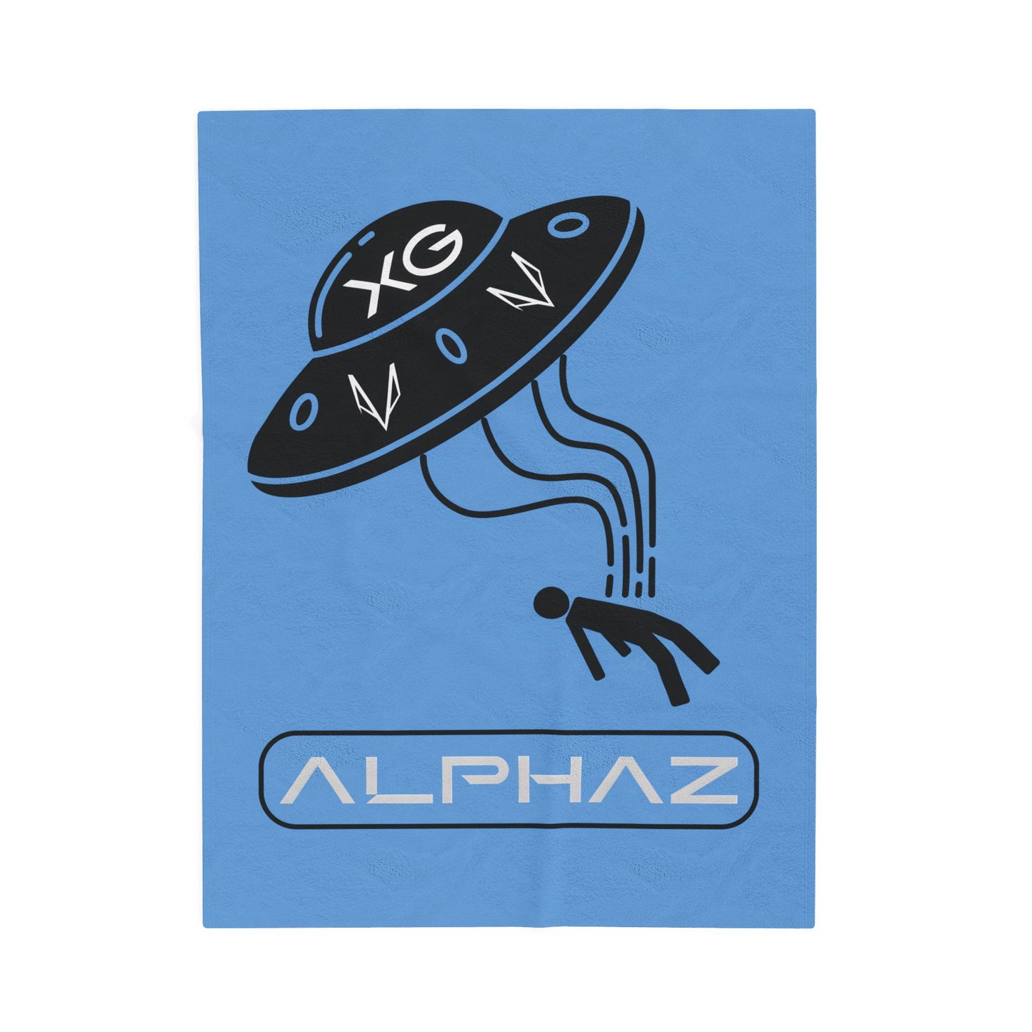 Blue XG Hinata Spaceship Blanket