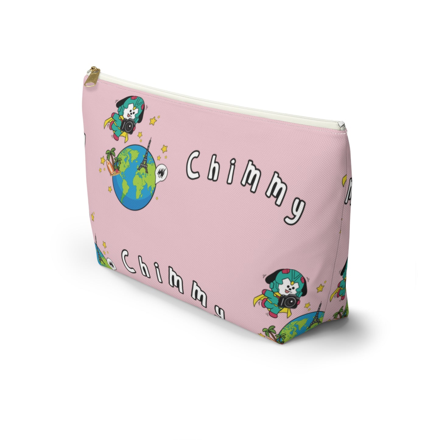 BT21 Chimmy Pink Pattern Travel Bag