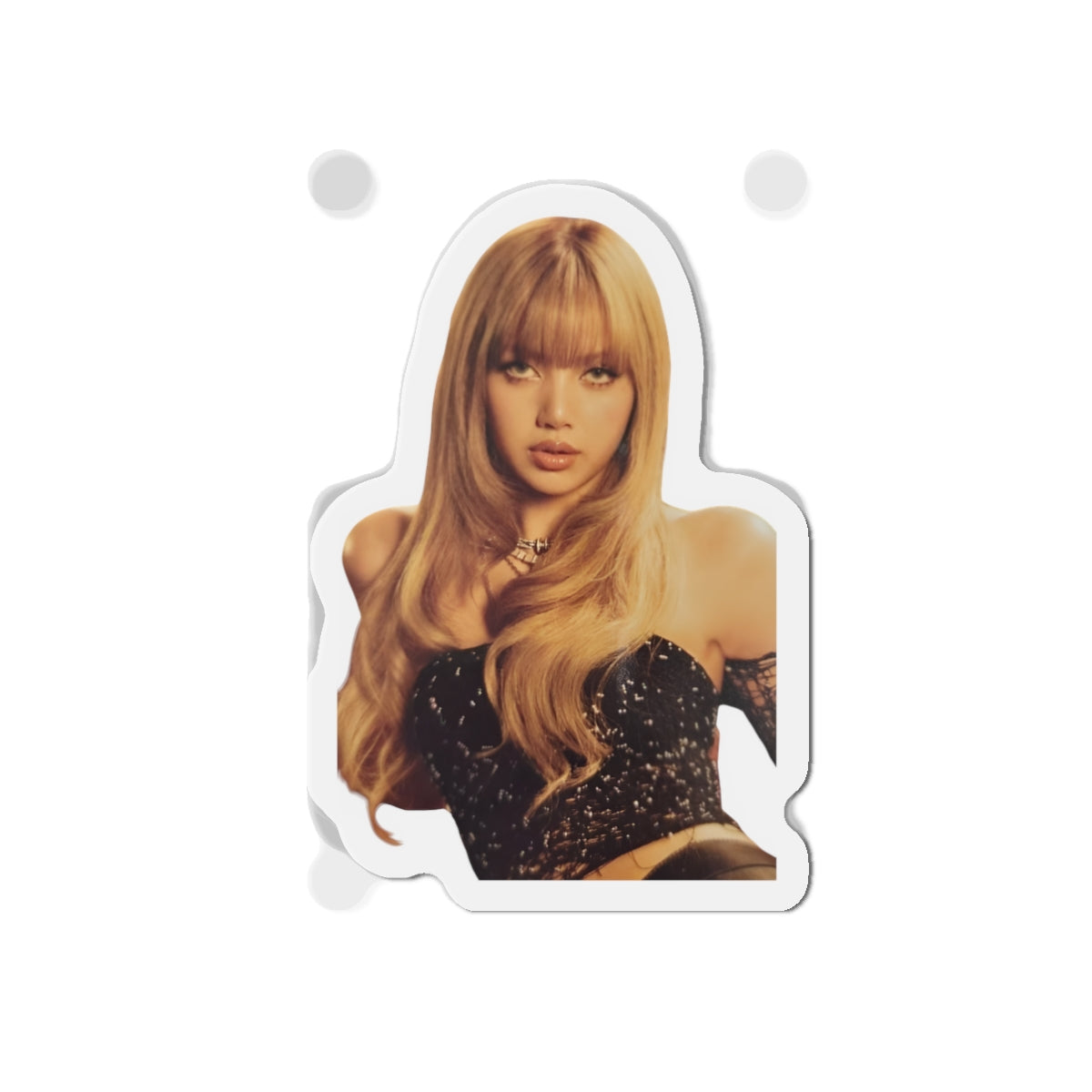Lalisa Manoban Blackppink Gift for Lisa Fans Lillies Magnet Design 7