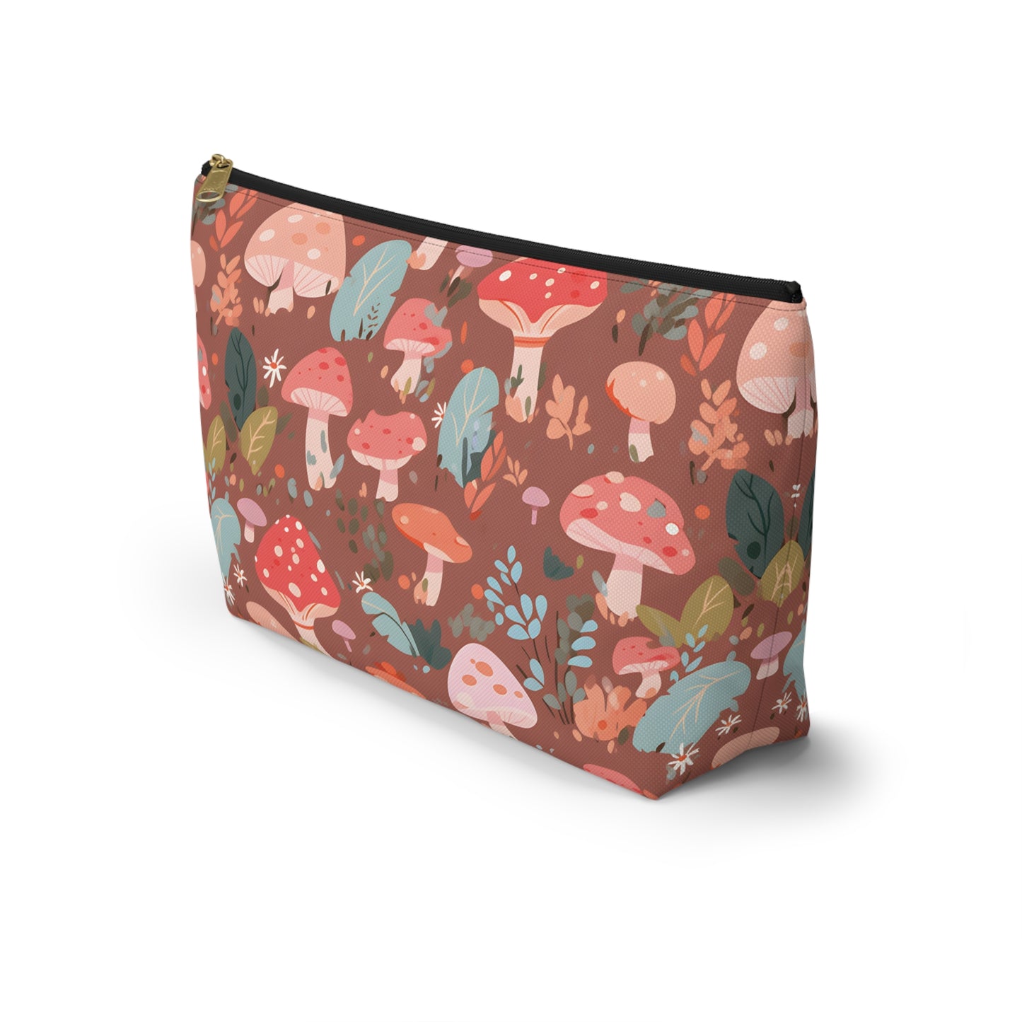 Mushroom Pattern Travel Bag Design 1