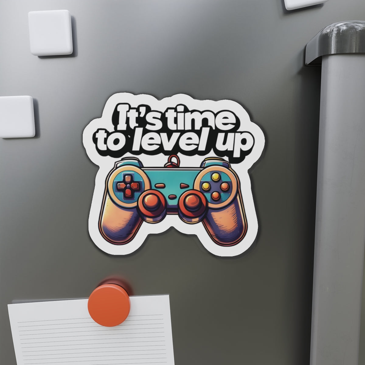 It's Time to Level Up Magnet - Motivational