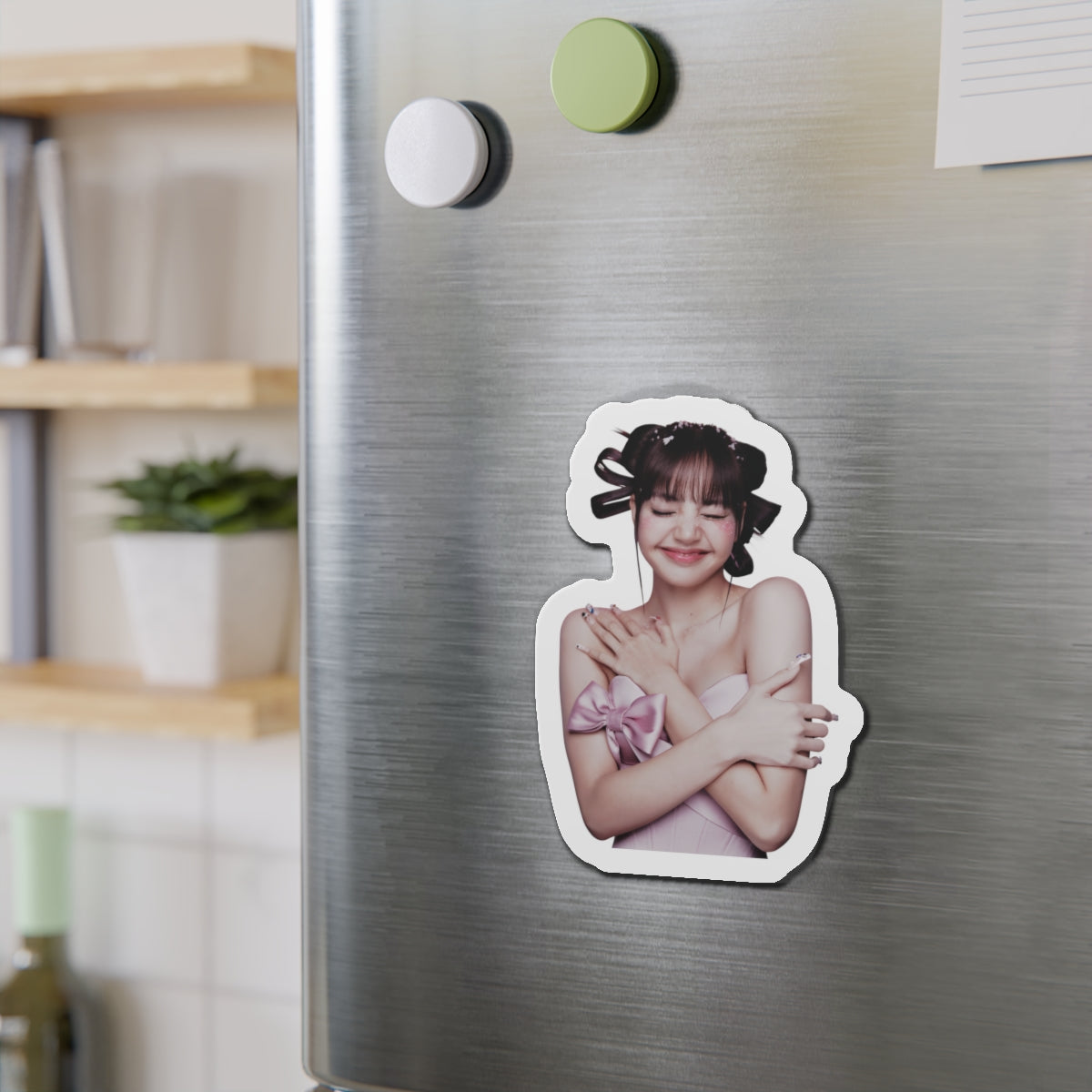 Lalisa Manoban Blackppink Gift for Lisa Fans Lillies Magnet Design 10