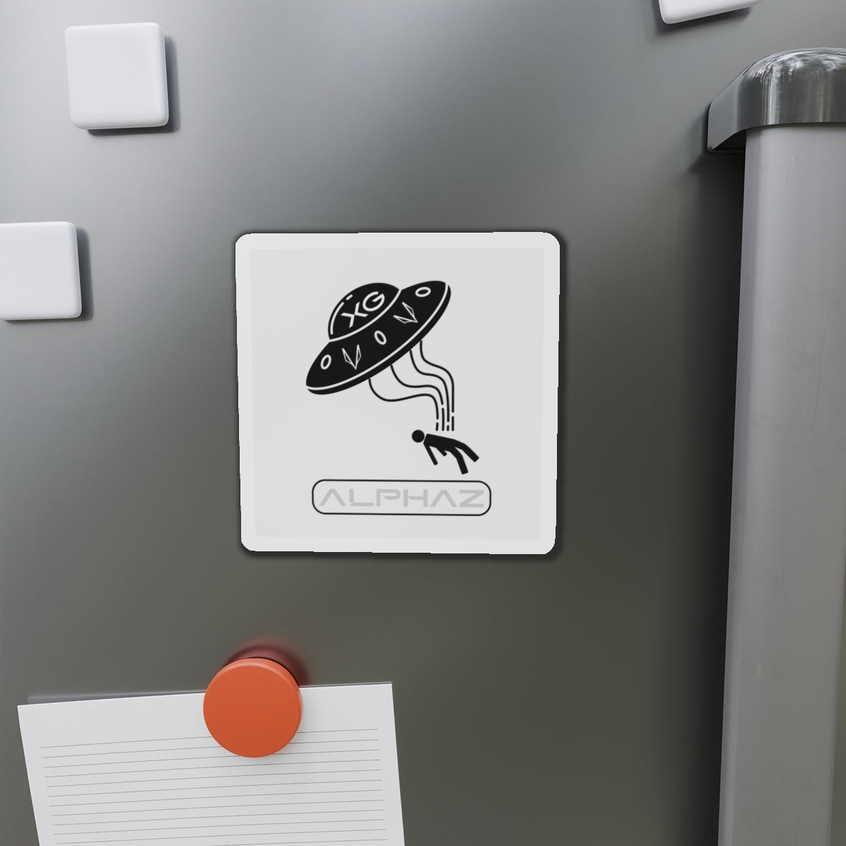 Light Gray XG Jurin Spaceship Magnet